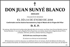 Juan Sunyé Blanco